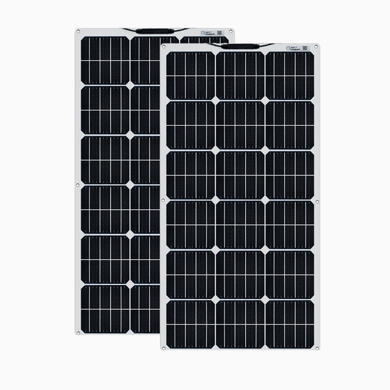 Módulo de panel solar flexible XINPUGUANG 2 uds 18v 100 vatios 200W con controlador para batería de 12V 24V coche RV carga en casa