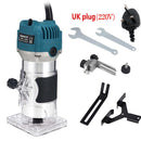 800W Woodworking Electric Trimmer Wood Milling Engraving Slotting Trimming Machine Carving Machine Routers for Woodworking