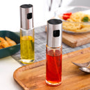 Kitchen Baking Oil Spray Vinegar Bottle Stainless Steel Nozzle Glass Oil Bottle BBQ Water Gravy Boats Grill Sprayer Cooking Tool