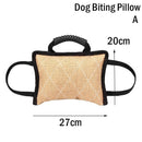 Dog Biting Pillow Tug Stick Hemp Training Chewing Durable Linen Molar Clean Teeth Interactive Toys Outdoor 2 Rope Pets Supplies