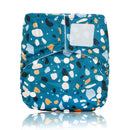 Miababy Hook&Loop OS Pocket Cloth Diaper,with one pockets,waterproof and breathable,for 3-15 kg baby