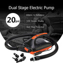 12V SUP Max 16/20 PSI Dual Stage Electric Air Pump Intelligent Inflatable Pump for Inflatable SUP Stand Up Paddle Surfing Board