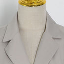 TWOTWINSTYLE, chaqueta minimalista sin espalda para mujer, chaquetas largas informales de manga larga con muescas, ropa nueva de moda para mujer 2021