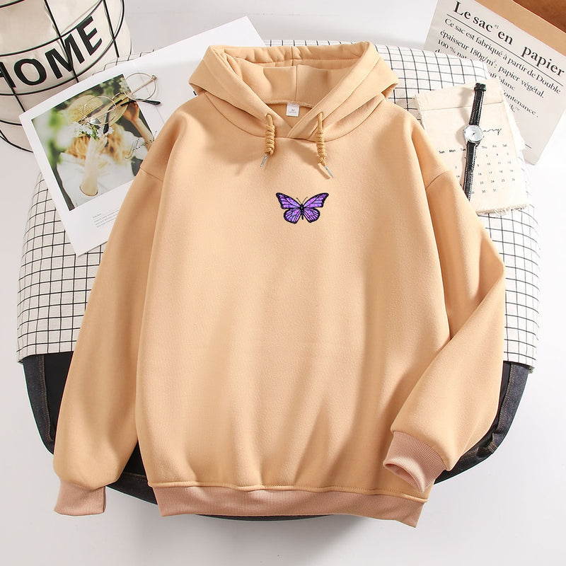 Womens Sweatshirts Hoody Butterfly HOODIE NEW 2020 Student&