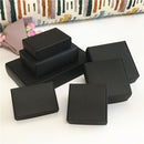 24Pcs Black Cardboard Packaging Boxes  Jewelry  Boxes Multiple Sizes Aircraft Gift Box Black Handmade Soap Packaging Boxes