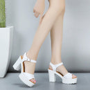 GKTINOO New Summer Women Sandals Shoes 2023 Thick With OL Korean Summer Sandals Large Size Genuine Leather Women Shoes Sandals