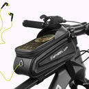 Bike Bag Frame Front Top Tube Cycling Bag Reflective Waterproof 7.0in Phone Case Touchscreen Bag MTB Pack Bicycle Accessories