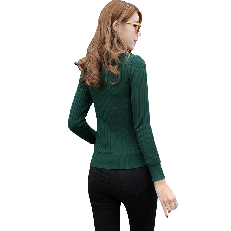 2021 Winter Plus Thick Velvet knit Sweater Bottoming shirt Velvet lining Warm Pullover Sweater female Fashion Thick Sweater
