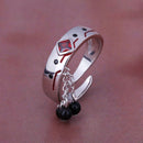 The Untamed Anime Grandmaster of Demonic Cultivation MDZS Cosplay Ring S925 Silver Couple Finger rings Fashion Jewelry Gift
