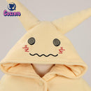 Mimikyu Cartoon Anzug Frauen Pyjama Anime Umhang Kleid Kostüm Halloween Umhang für Erwachsene Niedlicher Pyjama