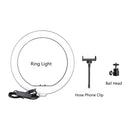 10inch LED Ring Light Photography Selfie Ring Lighting with Tripod Stand for Smartphone Youtube Makeup Video Studio Ring Lamp