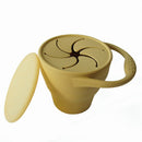 New Colors Baby Silicone Snack Cup Toddle Portable Food Storage Box Portable Snacks Container BPA Free Silicone Soft Lid