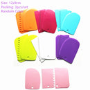 Cake Scraper Smoother Adjustable Fondant Spatulas Baking Tools for Cakes Pastry Cutter Baking Accessories Cake Decorating Tools