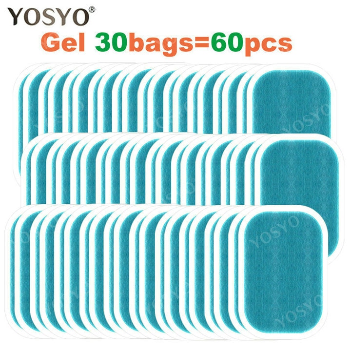 15/30/50/100Pair Replacement Gel Pads For EMS Trainer Weight Loss Abdominal Muscle Stimulator Exerciser Replacement Massage Gel