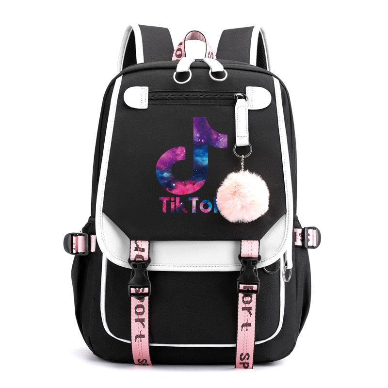 TikTok Rucksack Leuchtende Schultaschen für Teenager Jungen Mädchen Laptop Rucksack Große Kapazität Reise Mochila Escolar