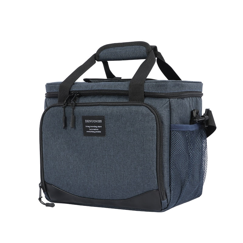 DENUONISS 13L Isolierte Thermische Kühlbox Lunchbox Tasche Für Arbeit Picknicktasche Auto Bolsa Kühlschrank Tragbare Umhängetasche