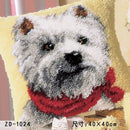 Animal Series Exquisite Coarse Wool Cross Stitch Carpet Embroidery 3D Segment Embroidery Pillow DIY Handmade Material Package