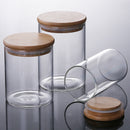 Birthday Candle Making DIY Jars Borosilicate Glass Seal Pot Canister Tea Pot Snacks Bottle Candy Storage Candle Jar Photophore