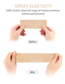 WorthWhile 6-teiliges Kinesiologie-Tape Athletic Recovery Elastisches Band Knieschoner Muskelschmerzlinderung Knieschoner für Fitnessstudio Fitness Bandage