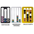 Metal Coffee Pods Holder Aluminum Mirro-Plating Stand Coffee Capsule Storage Rack Nespresso Coffee Capsulas Stand For Nespresso