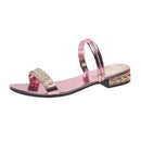 Sommer Damen Sandalen Glitzer Pumps Schuhe Bequeme Damensandalen Gold Silber High Heels Damen Footwear Slip On Sandalen I121