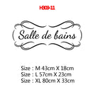 Cotizaciones y carteles de lavado de lavandería, decoración de pegatinas de pared para cuarto de lavado, WC y pegatinas de inodoro, accesorios de decoración