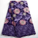 Schweizer Voile-Baumwollspitzenstoff African 2021 Stickerei Afrikanische Baumwoll-Voile-Spitze im Dubai-Stil für jede Hochzeitsfeier 2491A