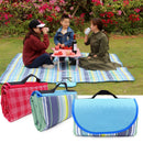 Outdoor Tragbare Picknickdecke 3 Größen Wasserdichte Strandmatte Baby Schlaf Feuchtigkeitsdichte Karierte Mehrspieler Campingmatte