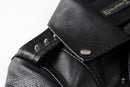 2021 Women Autumn Winter Faux Soft Leather Jackets Coats Lady White Black PU Rivet Zipper Epaulet 3D Print Motorcycle Streetwear