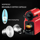 iCafilas Coffee Capsule For Nespresso Stainless Steel Coffee Capsules Refillable Reusable Filters For Espresso Coffee Machine