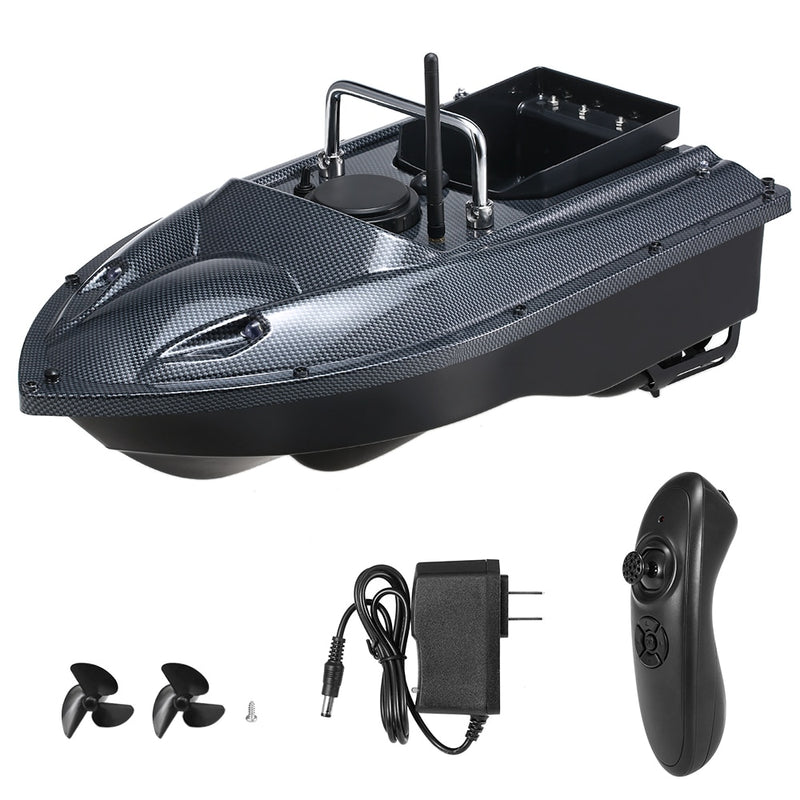 Barco de cebo de pesca inteligente RC D11 500M Control remoto inalámbrico alimentador de pesca juguete barco de pesca rango remoto buscador de peces lancha rápida