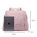 Soboba Waterproof Pink Diaper Bag for Baby Care Multi-functional Large Capacity Diaper Backpack Travelling Bag with 2 Straps