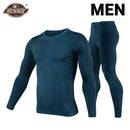 Herobiker, conjunto de ropa interior térmica con forro polar de invierno para hombre, capa Base de esquí para motocicleta, camisas cálidas y Tops, traje inferior de 3 colores