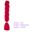 Black Star Hair Ombre Jumbo Extensiones de cabello trenzado Trenzas retorcidas de 24 pulgadas Fibra de cabello sintético para trenzado retorcido para mujeres