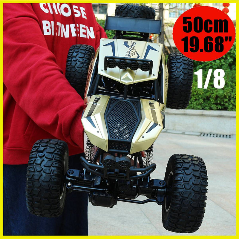 1:8 50cm RC Car 2,4G Radio Control 4WD todoterreno vehículo eléctrico Monster Buggy Control remoto coche regalo juguetes para niños