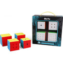 MoYu cubes Meilong 2345 Gift Box 4in1 MoYu Profissional Magic cube 2x2 3x3 4x4 5x5 Speed cube Puzzle cubo magico Educational Toy