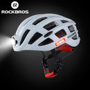 Casco de ciclismo ligero ROCKBROS, casco ultraligero para bicicleta, cascos de bicicleta de montaña moldeados integralmente, cascos seguros para hombres y mujeres de 57-62cm