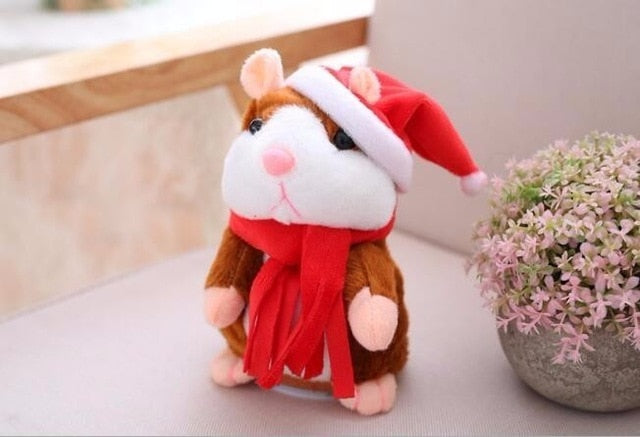 Promotion 15cm Lovely Talking Hamster Speak Talk Sound Record Repeat Stuffed Plush Animal Kawaii Hamster Toys For Children Gifts