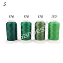 Sanbest Polyester Embroidery Thread High Strength For Brother Singer Janome Babylock Embroidery Machine 1000m Filament Threads