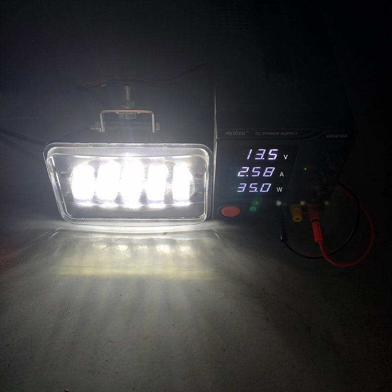 6D-Linse 6-Zoll-Quadrat-LED-Arbeitslicht für Anhänger 4WD ATV SUV UTV-LKWs 4x4 Offroad-Traktor-Arbeitsfahrlicht-Scheinwerfer