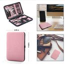 High Quality Stainless Steel Manicure Pedicure Kit Nail Clipper Set Foot Care Set Nail Cutter 18 In 1 Kit With Portable Case