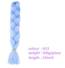 Black Star Hair Ombre Jumbo Extensiones de cabello trenzado Trenzas retorcidas de 24 pulgadas Fibra de cabello sintético para trenzado retorcido para mujeres