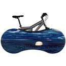 HSSEE oil painting series bicycle cover high quality elastic fabric road bike indoor dust cover new technology does not fade