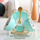 Juego de té de porcelana de hueso Pastoral, taza de té perfumada de porcelana, juego de tetera Floral de cerámica, taza de café, taza de café, juego de té