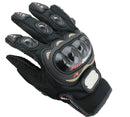 Guantes de moto para hombre y mujer, guantes de invierno para ciclismo de carbono, de cuero para moto, motocross, ATV, motor Nuevo
