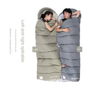 Naturehike  Envelope Hooded Cotton Sleeping Bag Washable Splicable Double-Person Tent Camping Portable Sleeping Bag