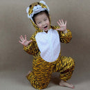 Umorden Kinder Tierkostüm Cosplay Dinosaurier Tiger Elefant Halloween Tiere Kostüme Overall für Jungen Mädchen