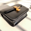 Classic Crossbody Bag Genuine Leather Box Tofu Shoulder Bag for Women 2021 Adjustable Luxury Design Flap Crossbody Bag with Lock