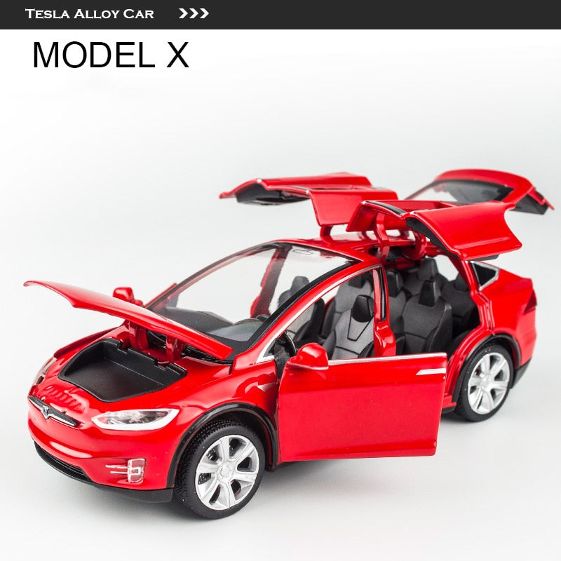 New 1:32 Tesla MODEL X  MODEL 3 MODEL S Alloy Car Model Diecasts &amp; Toy Vehicles Toy Cars Kid Toys For Children Gifts Boy Toy