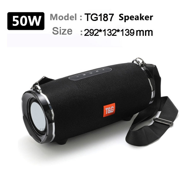 new 50W high-power wireless Bluetooth portable speaker, stereo subwoofer, TWS music center, can play sound for a long time som